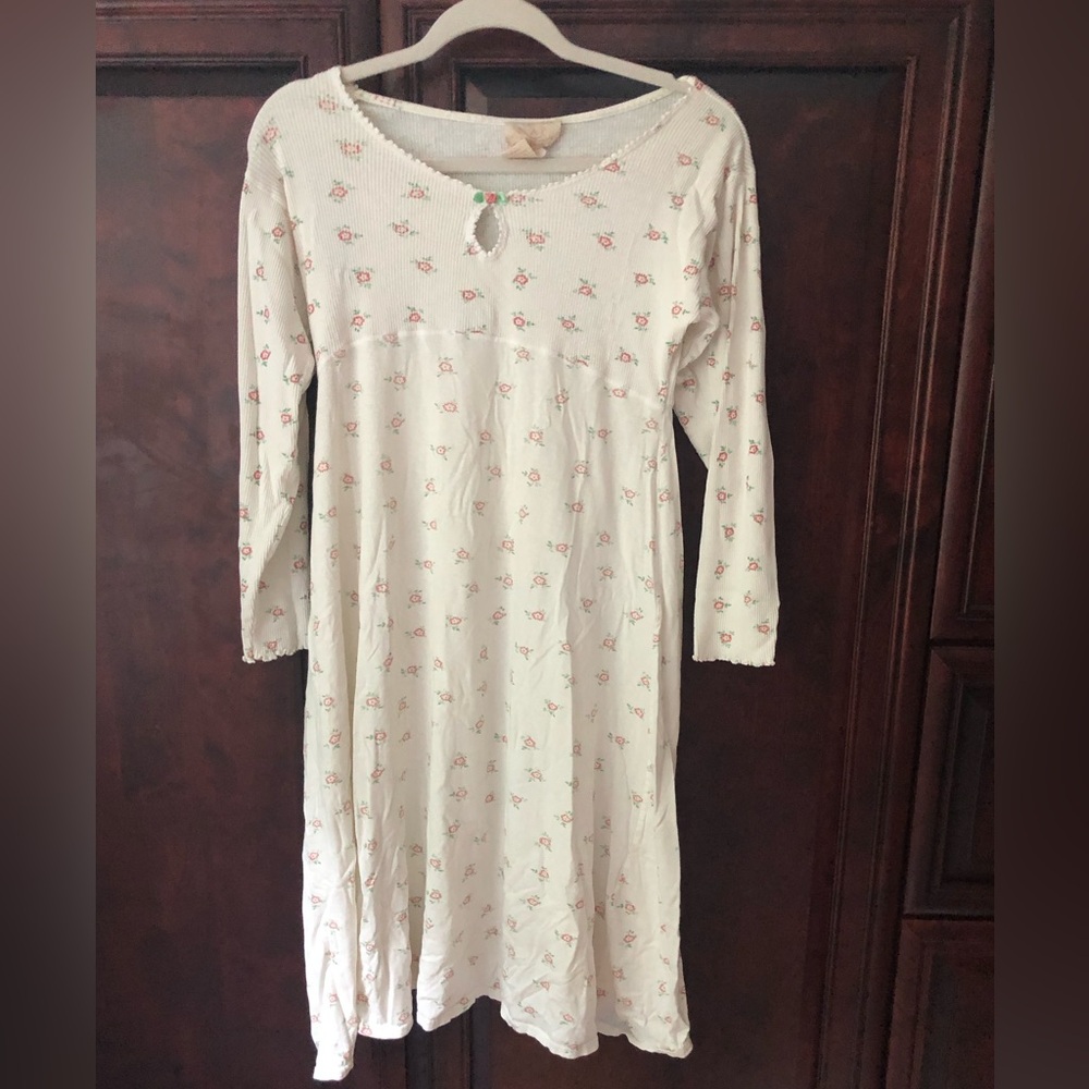 Vintage cotton nightgown sz s